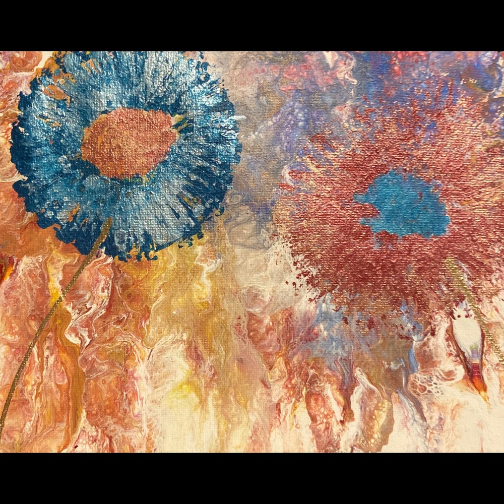 Original Acrylic Pour Painting